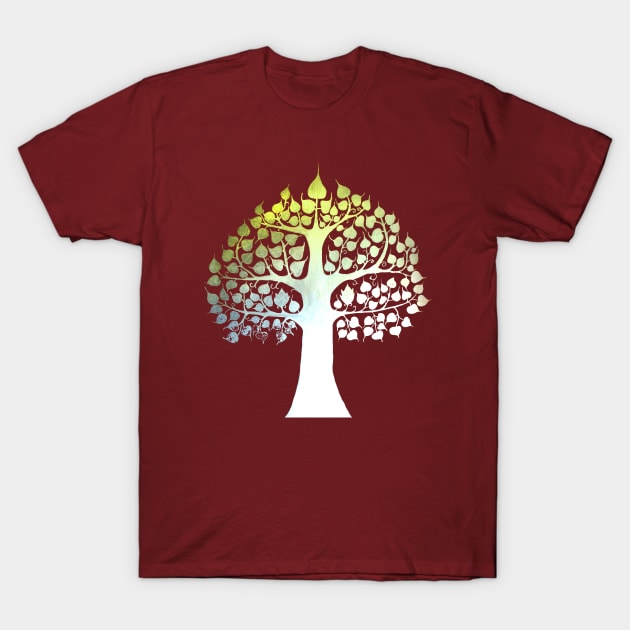 Bodhi Tree T-Shirt by FrejaFly